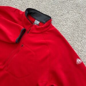 Nike ACG Pullover XXL Red Therma-FIT Quarter Zip Fleece Jacket H41205FET